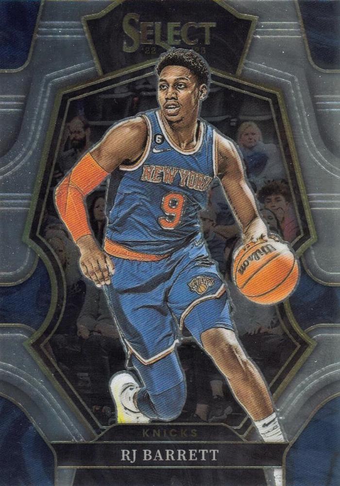 #133 RJ Barrett - New York Knicks - 2022-23 Panini Select Basketball