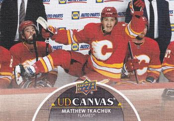 #C133 Matthew Tkachuk - Calgary Flames - 2021-22 Upper Deck - UD Canvas Hockey