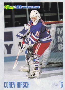 #133 Corey Hirsch - Binghamton Rangers - 1993 Classic '93 Hockey Draft Hockey