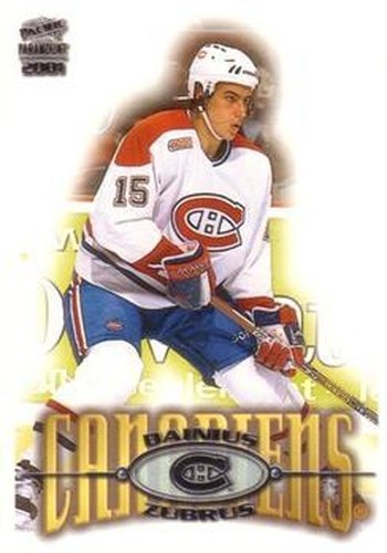 #133 Dainius Zubrus - Montreal Canadiens - 2000-01 Pacific Paramount Hockey