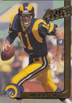 #133 Jim Everett - Los Angeles Rams - 1991 Action Packed Football