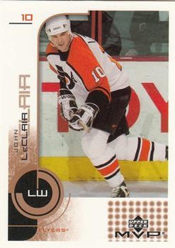#133 John LeClair - Philadelphia Flyers - 2002-03 Upper Deck MVP Hockey