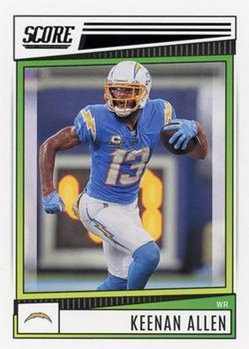 #133 Keenan Allen - Los Angeles Chargers - 2022 Score Football