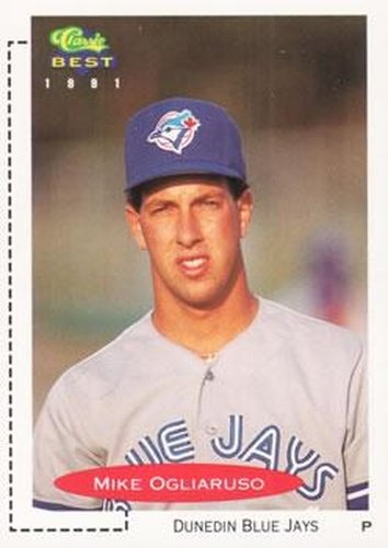 #133 Mike Ogliaruso - Dunedin Blue Jays - 1991 Classic Best Baseball