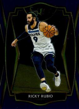 #133 Ricky Rubio - Minnesota Timberwolves - 2020-21 Panini Select - Blue Basketball