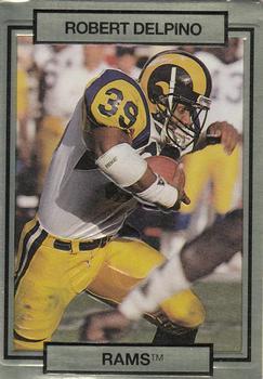 #133 Robert Delpino - Los Angeles Rams - 1990 Action Packed Football
