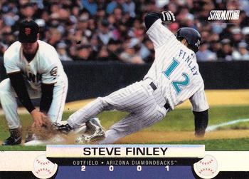 #133 Steve Finley - Arizona Diamondbacks - 2001 Stadium Club Baseball