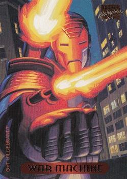 #133 War Machine - 1994 Fleer Marvel Masterpieces Hildebrandt Brothers