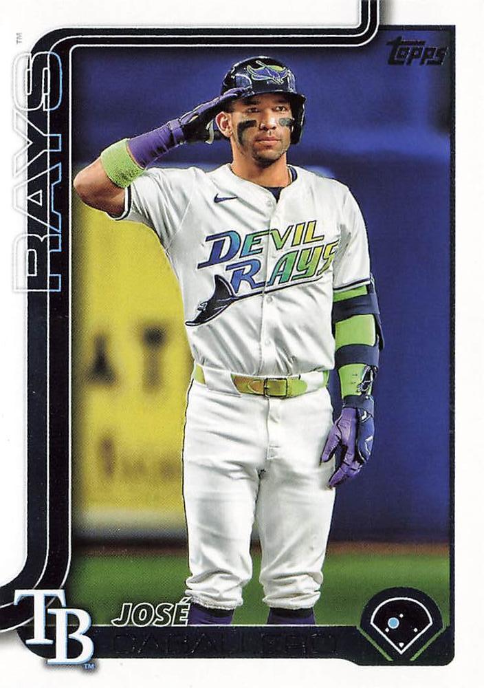 #133 José Caballero - Tampa Bay Rays - 2025 Topps Baseball