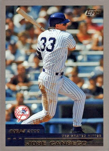 #T133 Jose Canseco - New York Yankees - 2000 Topps Traded & Rookies Baseball