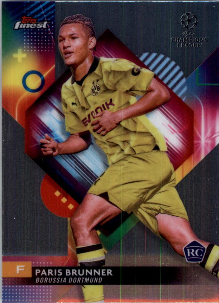 #133 Paris Brunner - Borussia Dortmund - 2023-24 Finest UEFA Club Competitions Soccer