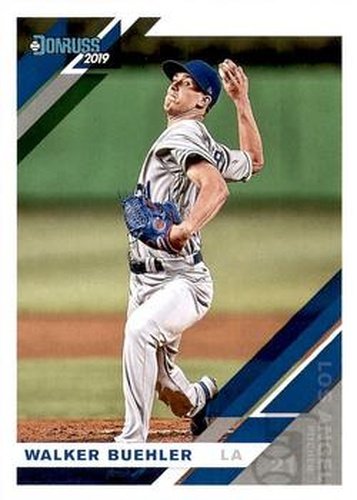#133 Walker Buehler - Los Angeles Dodgers - 2019 Donruss Baseball