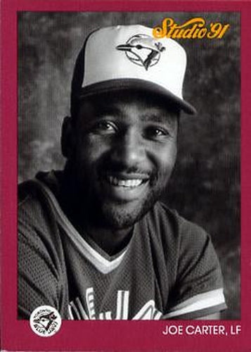#133 Joe Carter - Toronto Blue Jays - 1991 Studio Baseball