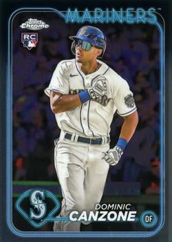 #133 Dominic Canzone - Seattle Mariners - 2024 Topps Chrome Baseball