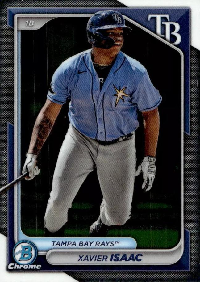 #BCP-133 Xavier Isaac - Tampa Bay Rays - 2024 Bowman - Chrome Prospects Baseball