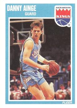 #133 Danny Ainge - Sacramento Kings - 1989-90 Fleer Basketball