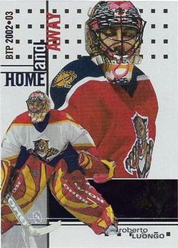 #133 Roberto Luongo - Florida Panthers - 2002-03 Be a Player Between the Pipes Hockey