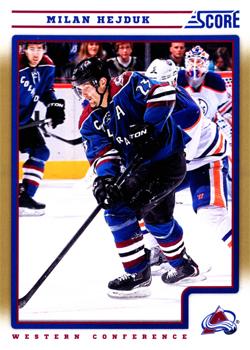 #133 Milan Hejduk - Colorado Avalanche - 2012-13 Score - Gold Rush Hockey
