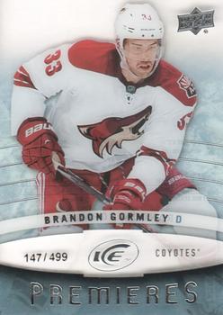 #133 Brandon Gormley - Arizona Coyotes - 2014-15 Upper Deck Ice Hockey