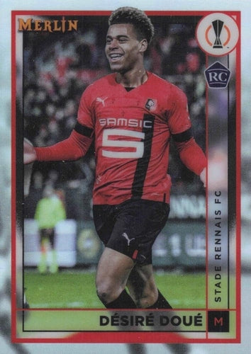 #133b Désiré Doué - Stade Rennais FC - 2022-23 Merlin Chrome UEFA Club Competitions Soccer