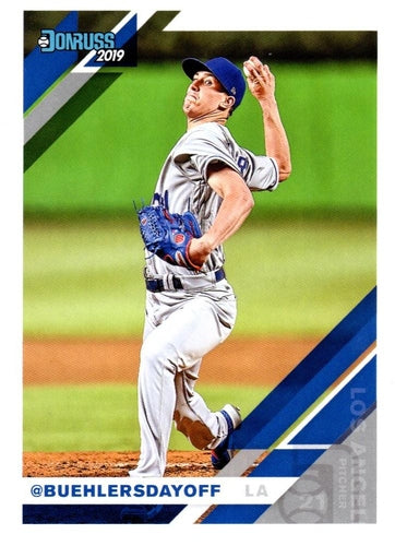 #133b Walker Buehler - Los Angeles Dodgers - 2019 Donruss Baseball