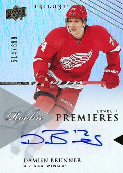 #134 Damien Brunner - Detroit Red Wings - 2013-14 Upper Deck Trilogy Hockey