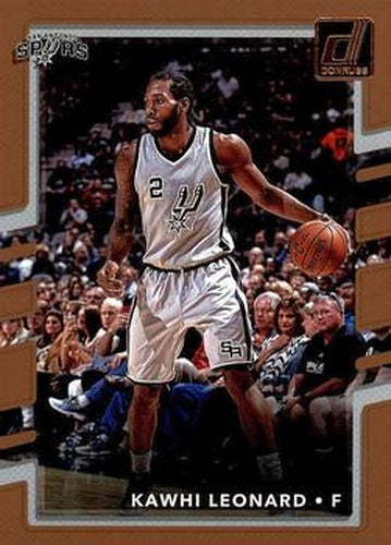 #134 Kawhi Leonard - San Antonio Spurs - 2017-18 Donruss Basketball