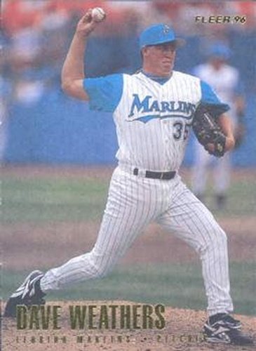 #U134 Dave Weathers - Florida Marlins - 1996 Fleer Update Baseball