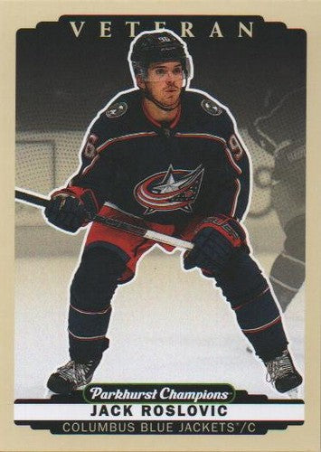 #134 Jack Roslovic - Columbus Blue Jackets - 2022-23 Parkhurst Champions Hockey