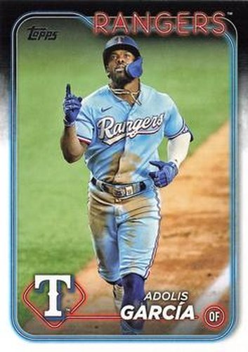 #134 Adolis García - Texas Rangers - 2024 Topps Baseball