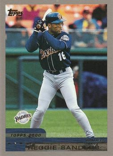 #134 Reggie Sanders - San Diego Padres - 2000 Topps Baseball