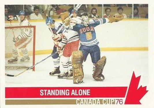 #134 Standing Alone - Czechoslovakia / Finland - 1992 Future Trends '76 Canada Cup Hockey