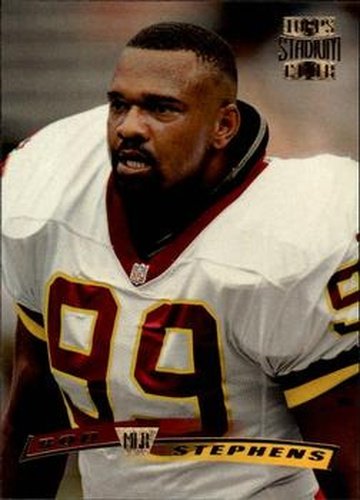 #134 Rod Stephens - Washington Redskins - 1996 Stadium Club Football