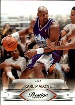 #134 Karl Malone - Utah Jazz - 2009-10 Panini Prestige Basketball