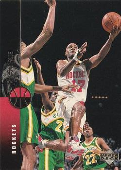 #134 Mario Elie - Houston Rockets - 1994-95 Upper Deck Basketball