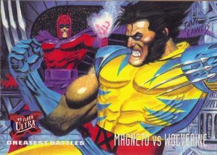 #134 Magneto vs. Wolverine - 1995 Fleer Ultra X-Men