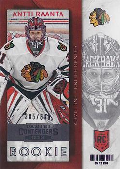 #134 Antti Raanta - Chicago Blackhawks - 2013-14 Panini Contenders Hockey