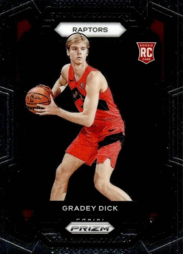#134 Gradey Dick - Toronto Raptors - 2023-24 Panini Prizm Basketball