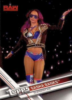 #134 Sasha Banks - 2017 Topps WWE Then Now Forever Wrestling