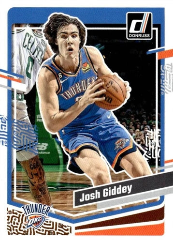 #134 Josh Giddey - Oklahoma City Thunder - 2023-24 Donruss Basketball
