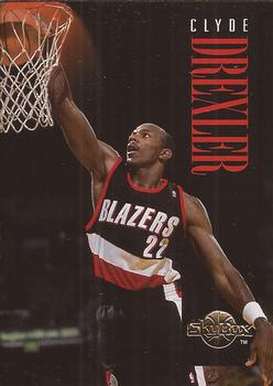 #134 Clyde Drexler - Portland Trail Blazers - 1994-95 SkyBox Premium Basketball