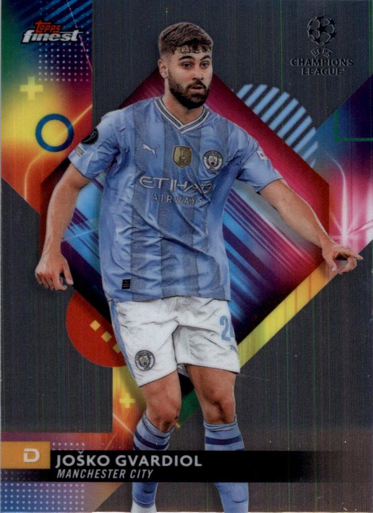 #134 Joško Gvardiol - Manchester City - 2023-24 Finest UEFA Club Competitions Soccer