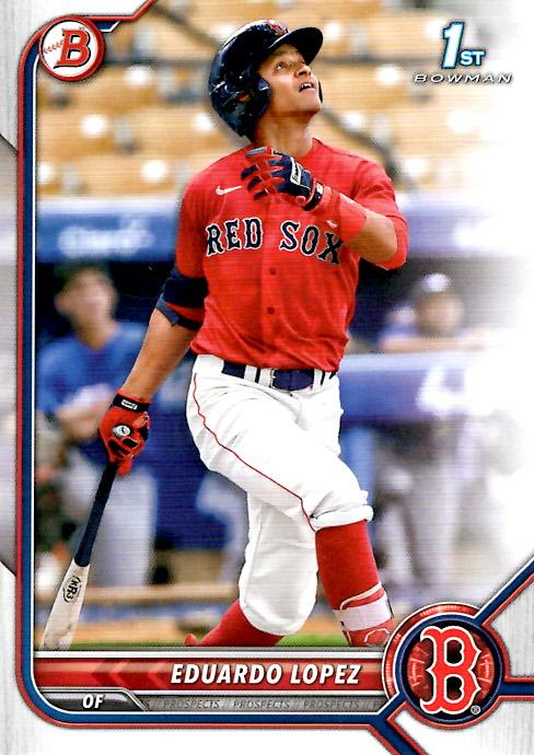 #BP-134 Eduardo Lopez - Boston Red Sox - 2022 Bowman - Prospects Baseball