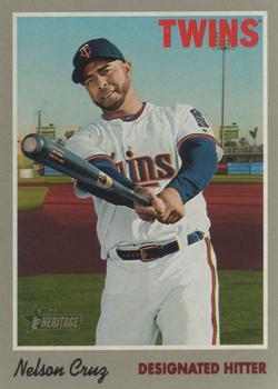 #134 Nelson Cruz - Cincinnati Reds - 2019 Topps Heritage Baseball