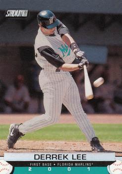 #134 Derrek Lee - Florida Marlins - 2001 Stadium Club Baseball