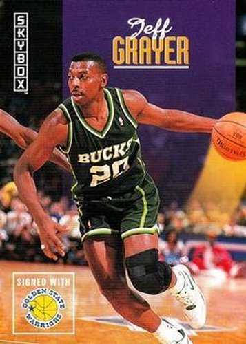 #134 Jeff Grayer - Golden State Warriors - 1992-93 SkyBox Basketball