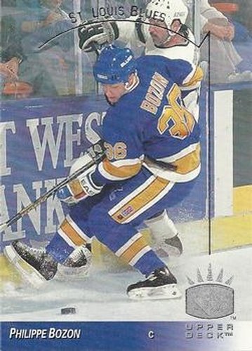 #134 Philippe Bozon - St. Louis Blues - 1993-94 Upper Deck - SP Hockey