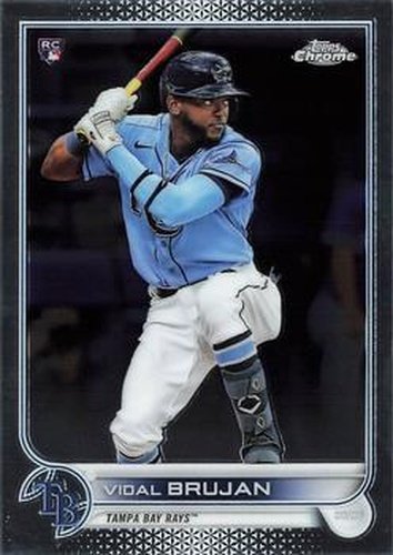 #134 Vidal Brujan - Tampa Bay Rays - 2022 Topps Chrome Baseball
