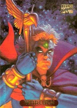 #134 Warlock - 1994 Fleer Marvel Masterpieces Hildebrandt Brothers