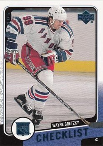 #134 Wayne Gretzky - New York Rangers - 2000-01 Upper Deck Legends Hockey